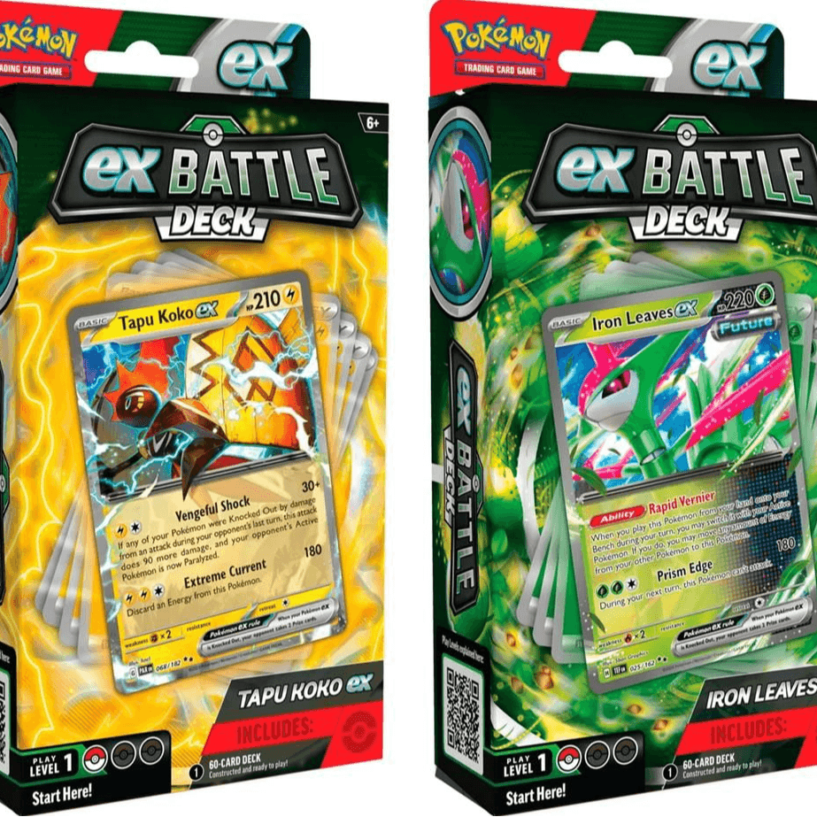 Pokemon Tcg : Tapu Koko / Iron Leaves Ex Battle Decks “ Assorted