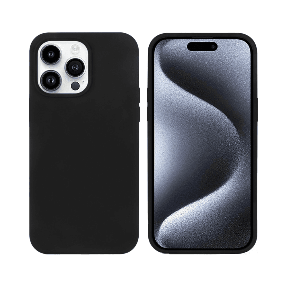 Silicone Case Mix For iPhone 16Pro Max(Black)