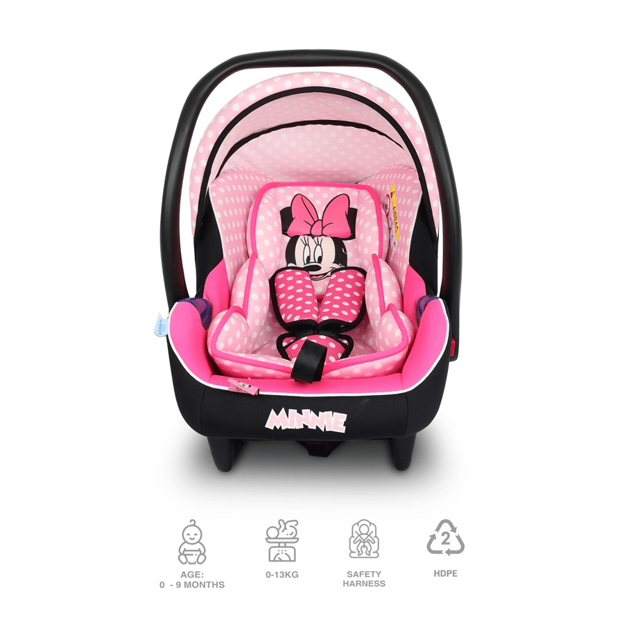 Disney Minnie Licensed Car Seat / Baby Carrier (Upto 13Kg)