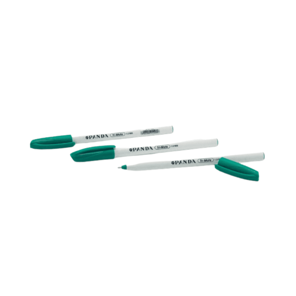 Panda Tri-Mate 1.0mm Ball Pen - Green 16706