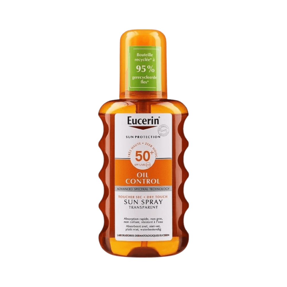 Eucerin - بخاخ الشمس للتحكم في الزيت شفاف حماية 50