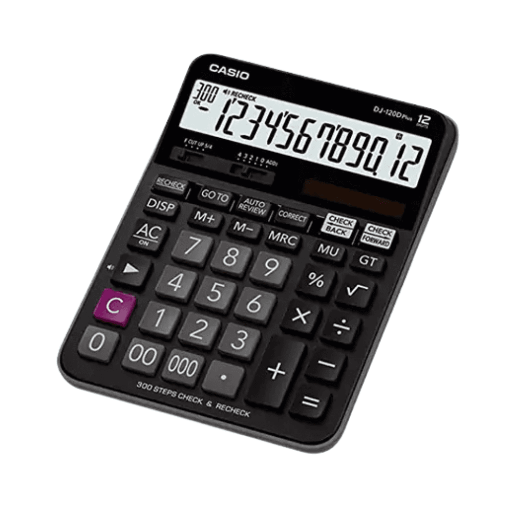 Casio DJ-120D Plus Calculator 12 Digits