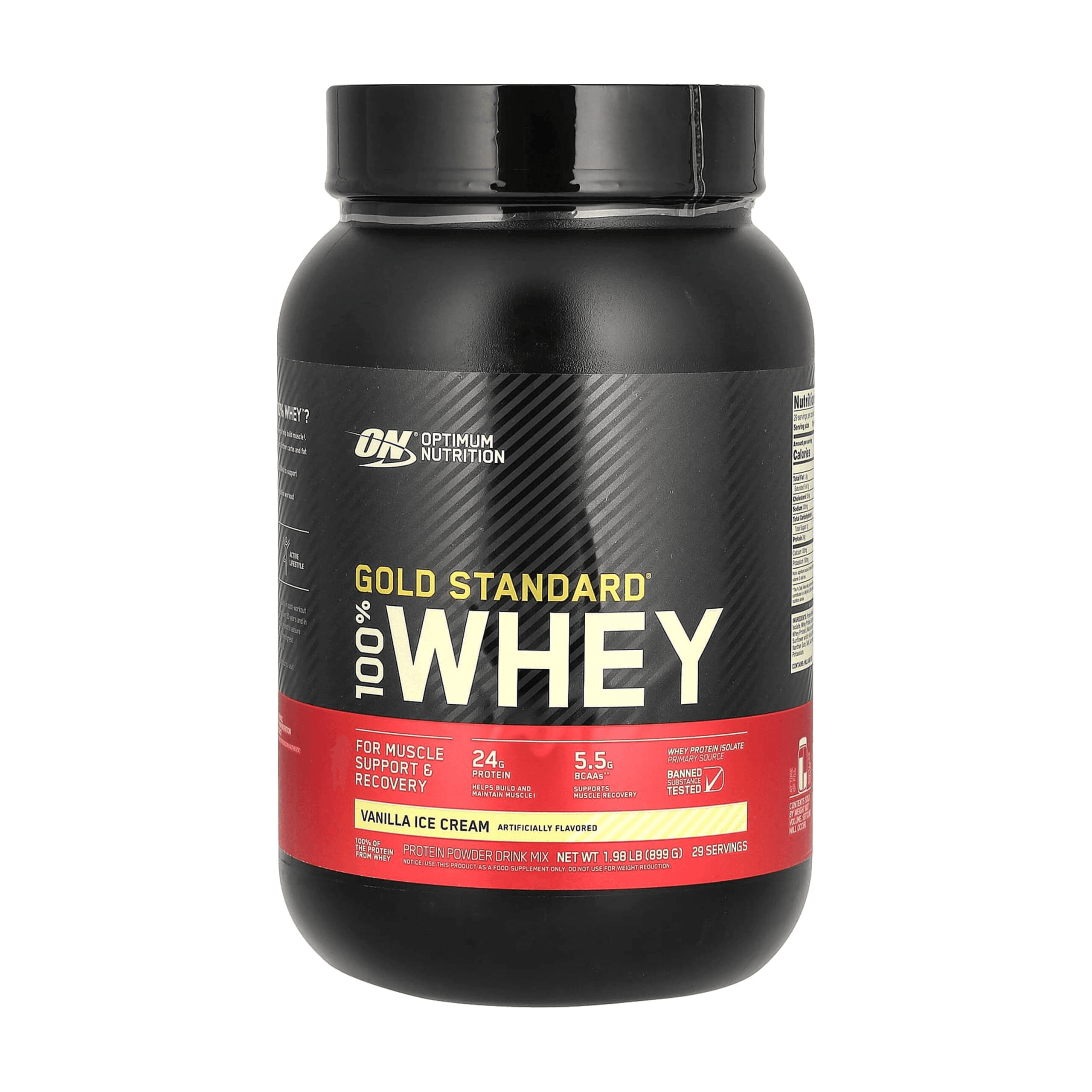 On Gold Standard Vanilla Ice Cream 2 Lbs