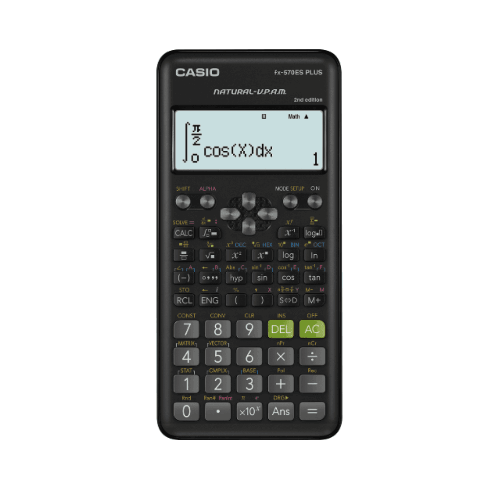 Casio FX570ES Plus 2nd Edition 417 Functions Scientific Calculator 