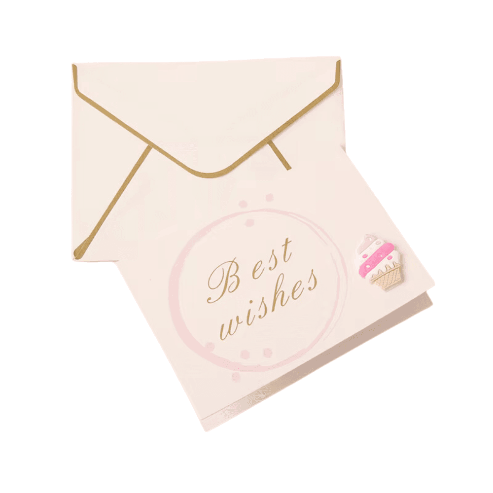 Best Wishes Card With Ice Cream Small 
