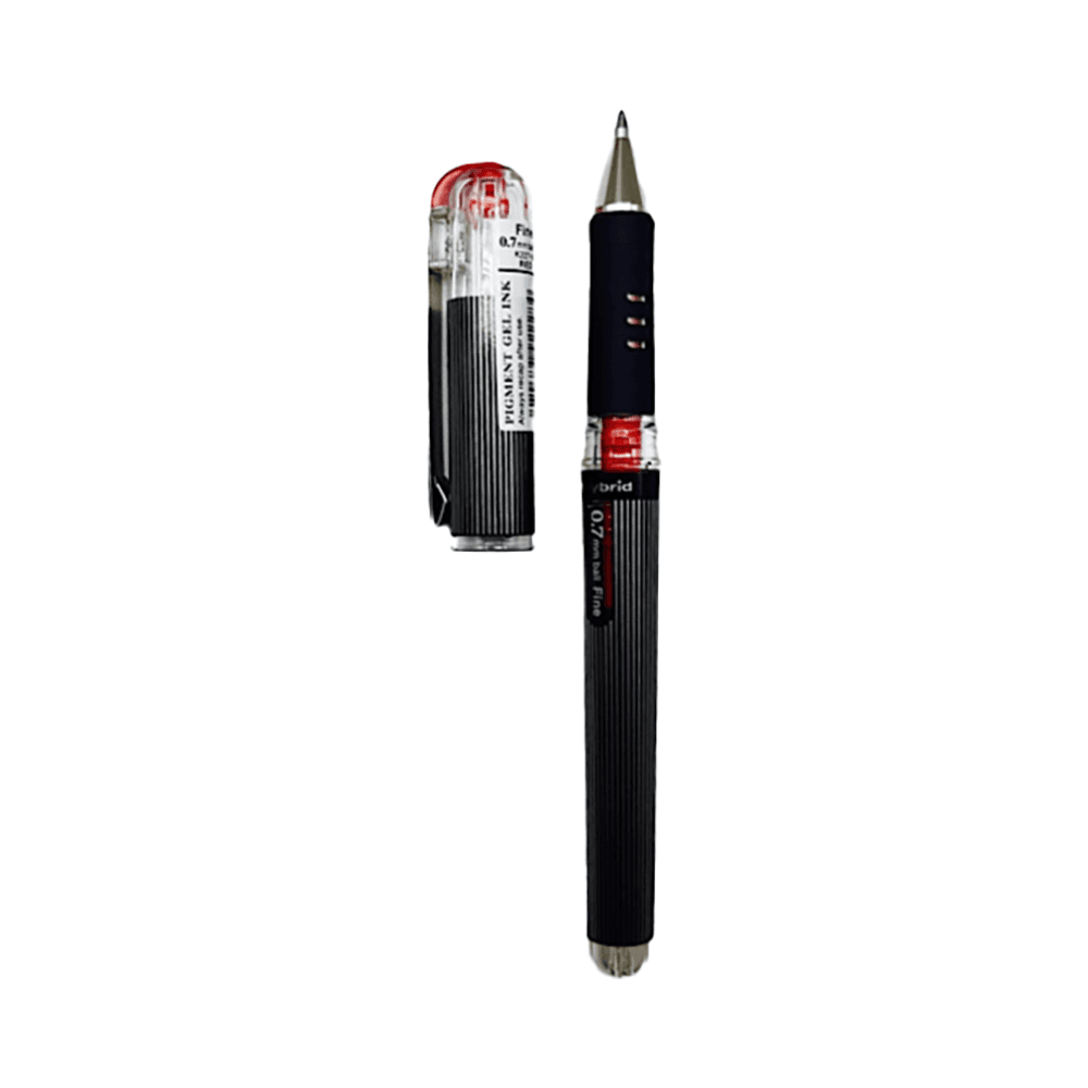 Pentel Hybrid 0.7mm Gel Grip Pen - Red 9747