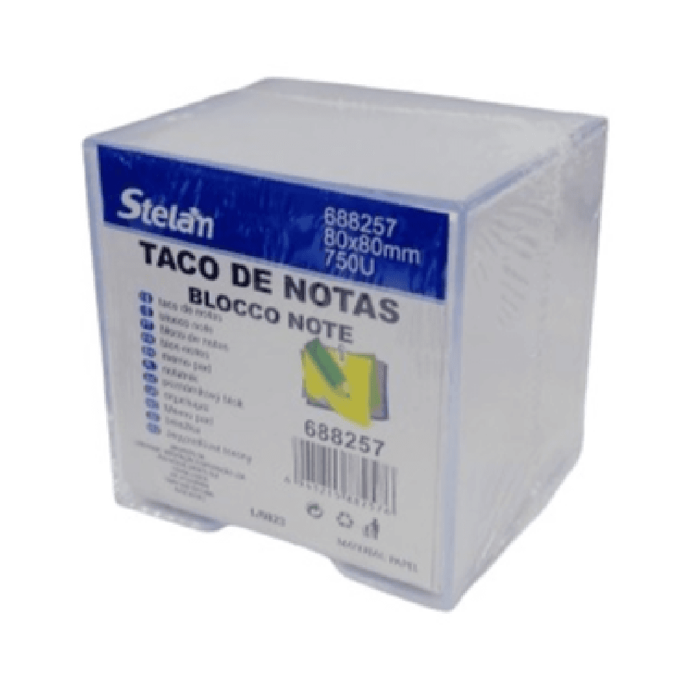 Stelam Note Pad Block - White