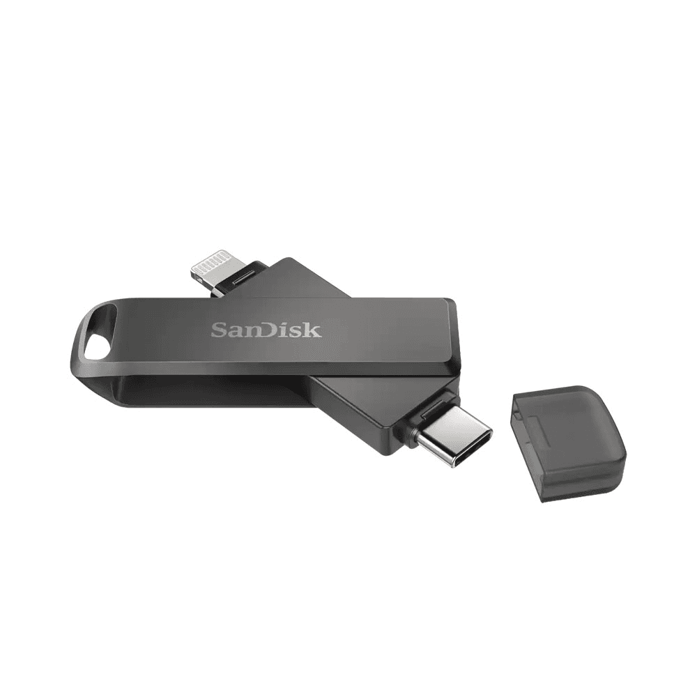 SanDisk 64GB iXpand Flash Drive Luxe For iPhone And USB Type-C Devices