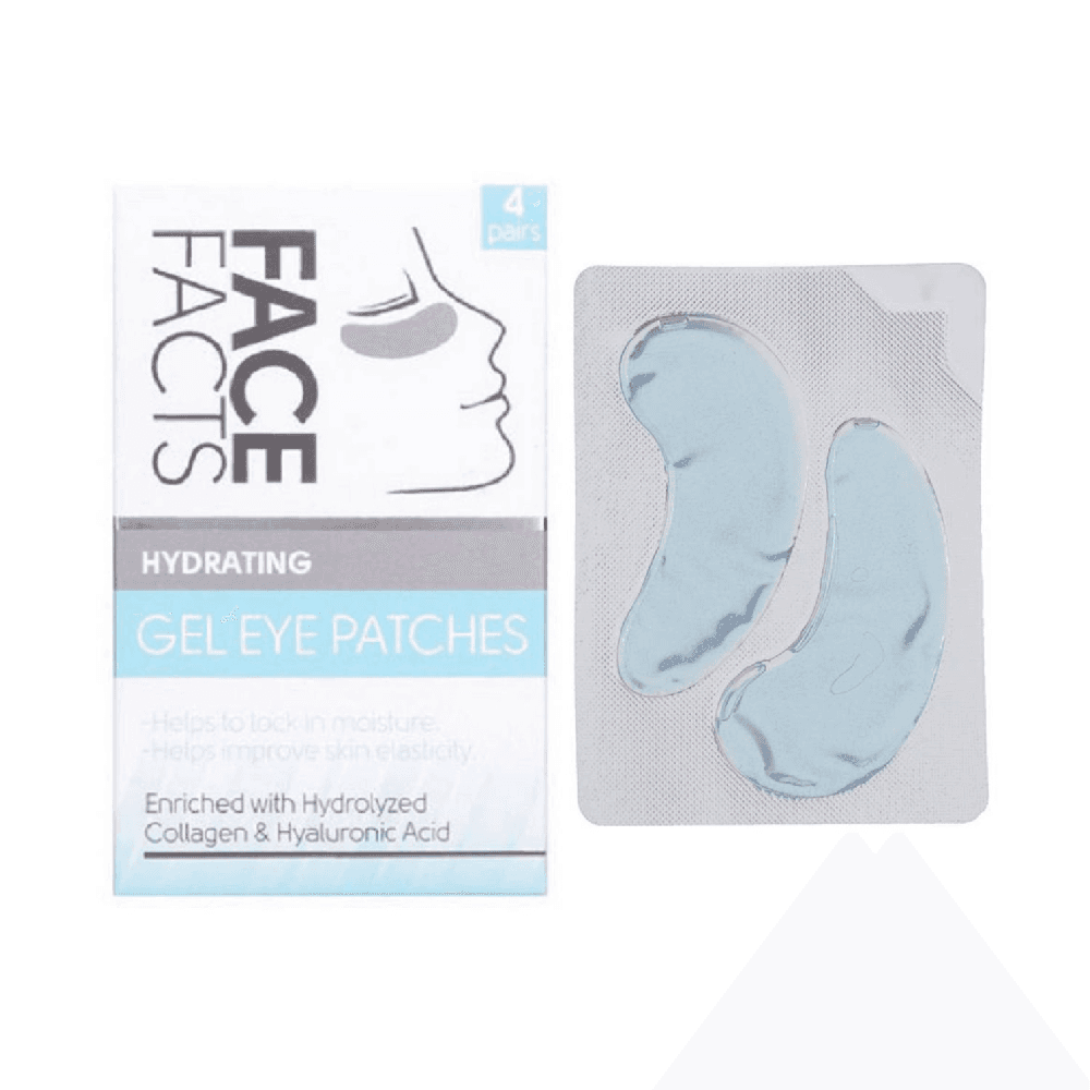 Face Facts Collagen & Hyaluronic Acid Hydrating Gel Eye Patches 4 Pairs