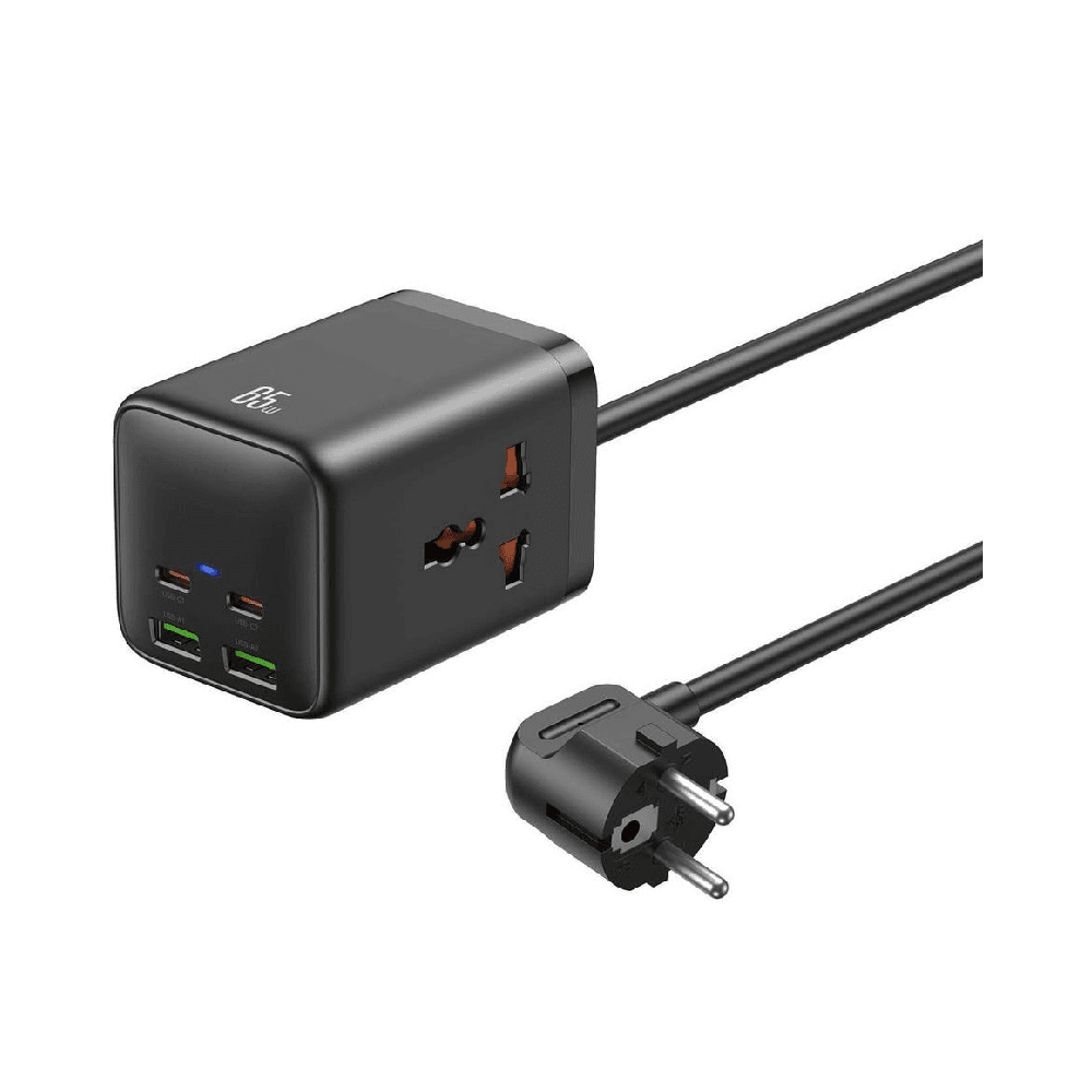 Go-Des GD-B918 Multifunctional 6 In 1 UK Plug Power Socket