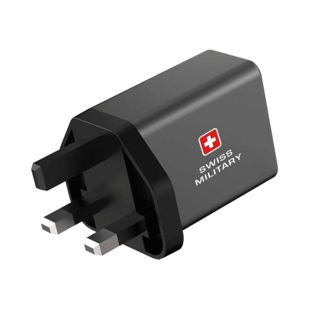 Swiss Military 65W Gan Supercharger With Usb C To Usb C Cable 100W