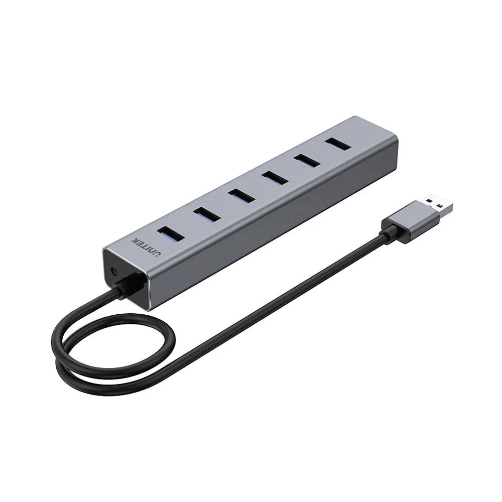 Unitek Hub 7 x USB 3.0 with BC 1.2 Alu Y-3090