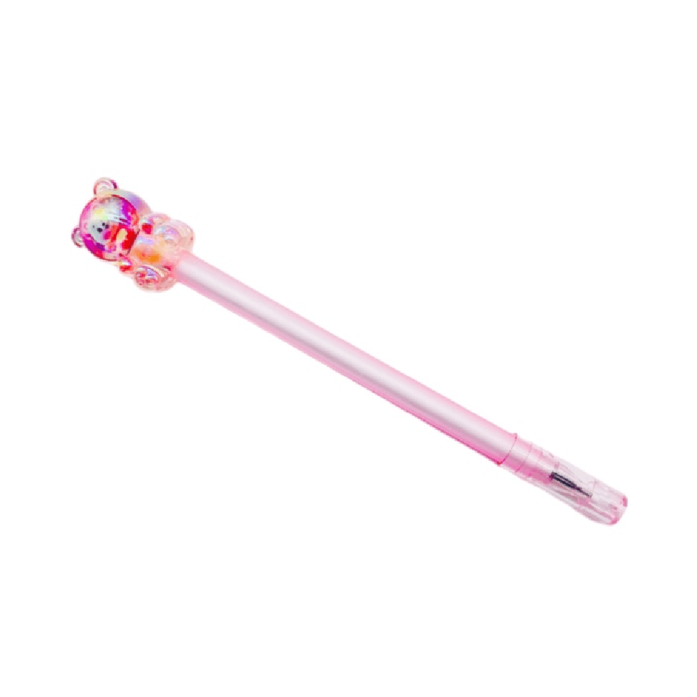 Teddy Bear Crystal Ballpoint Pen - Pink 15932