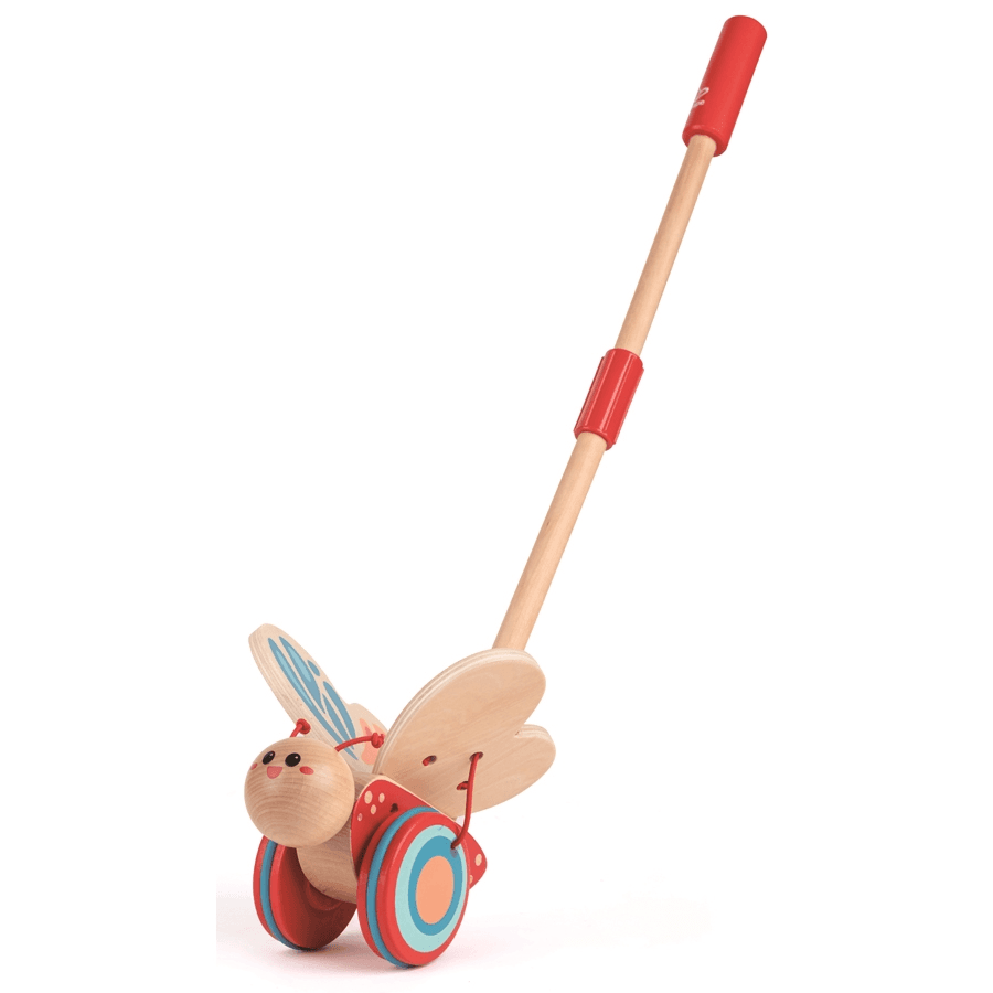 Hape Wooden Butterfly Push And Pull Toy