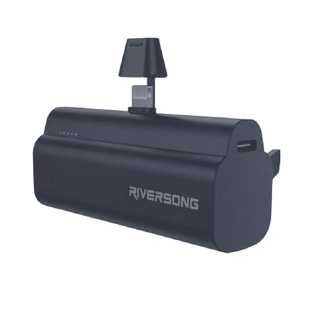 Riversong GO 05L Pro Portable 5000mAh PD With Lightning Interface Power Bank PB87 Black