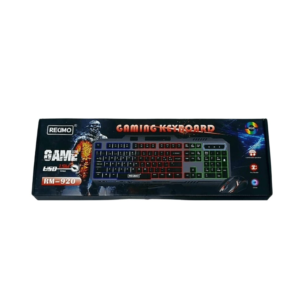 ريومو RM-920 لوحة مفاتيح للألعاب مع فأرة