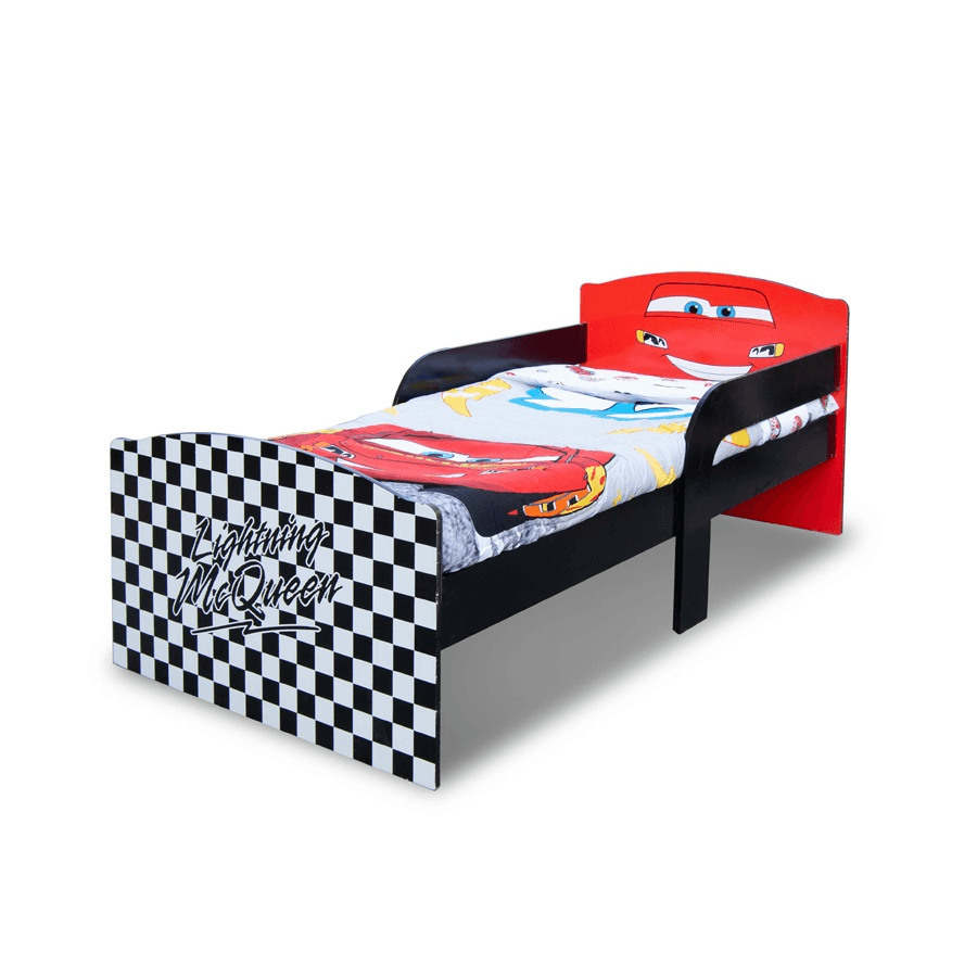 Disney Delta Disney Cars Wooden Bedframe Lightning Mcqueen