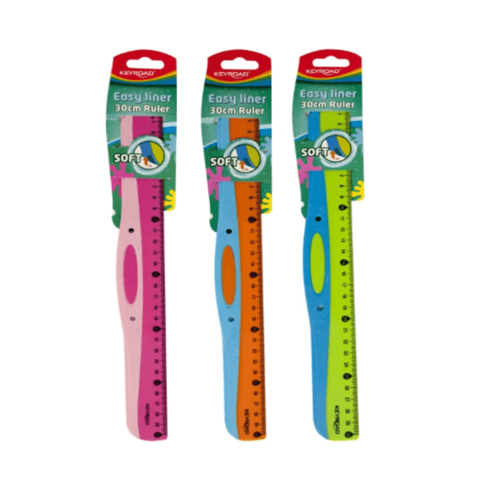 Keyroad Soft Touch Ruler 30cm 24Pcs Kr971326