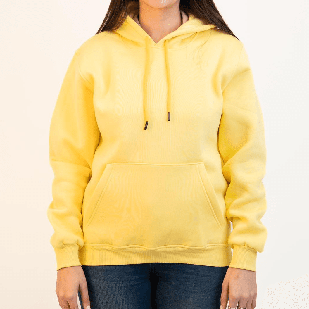 Light Yellow Hoodie For Men And Women