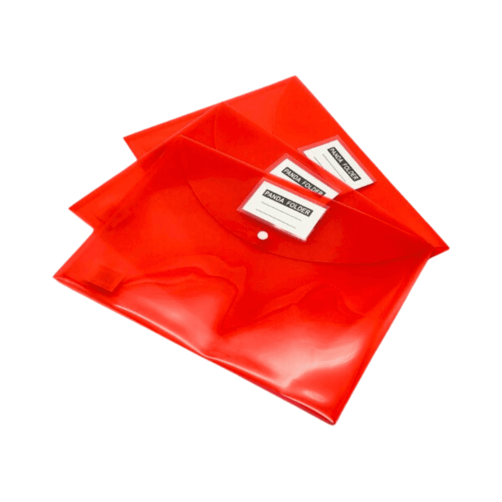 Panda Scb-210G Clear Bag- Red 