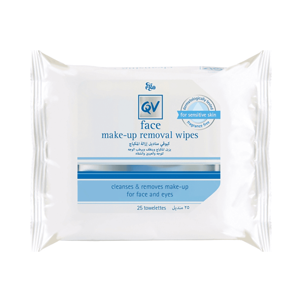 Ego QV Make-up Removal Wipes 25 Towelettes