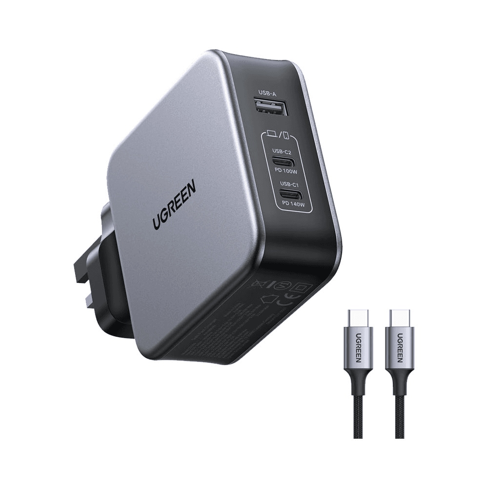 Ugreen 3-Port USB-C Charger with Power Delivery & USB-A Port