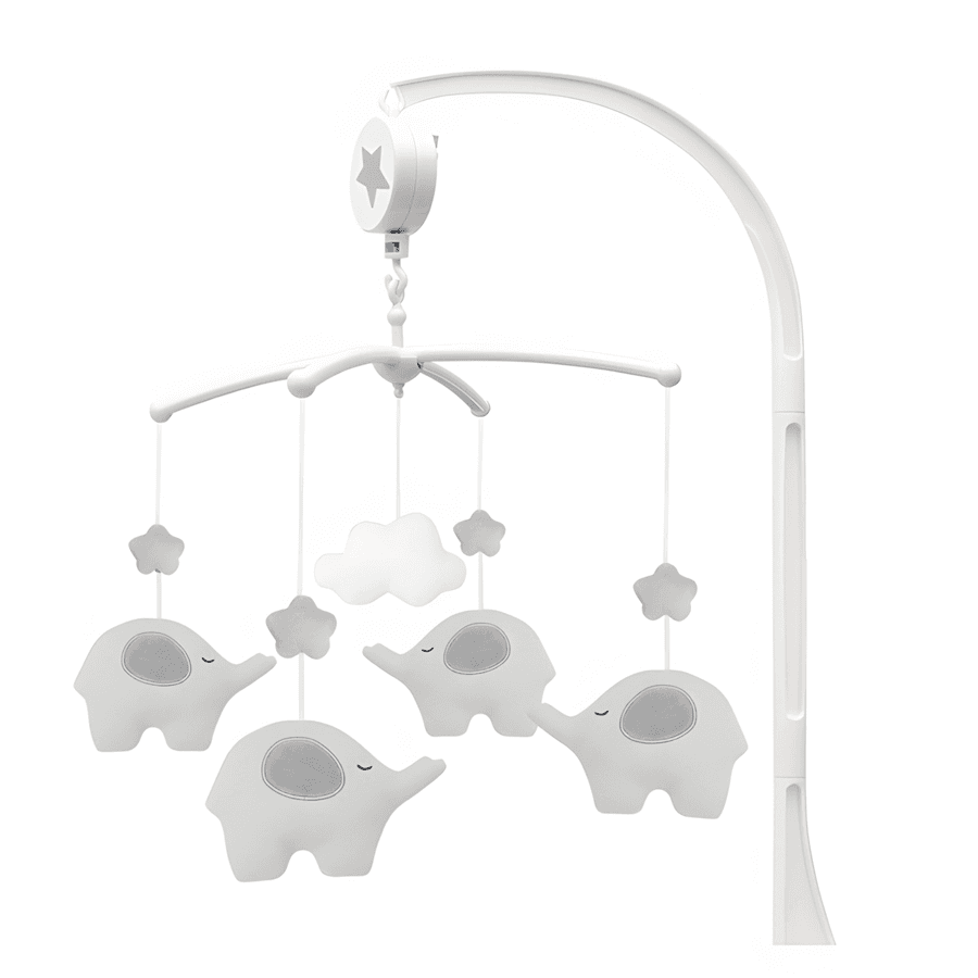 Jabadabado Music Mobile Elephant (Grey)
