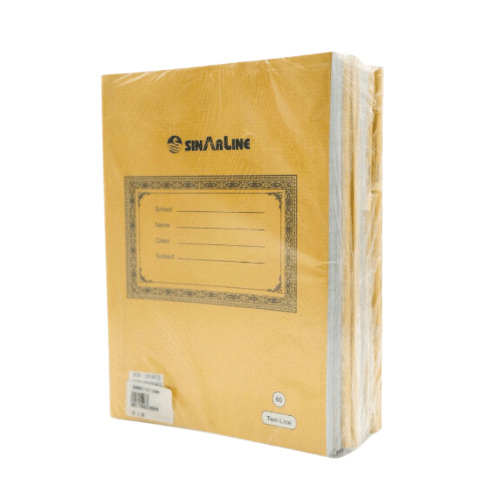 Sinarline 2 Line English Book 60 Sheets X12 Eb-01472