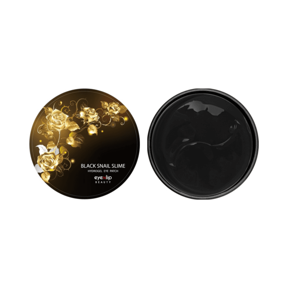 EyeNlip Beauty Black Snail Slime Hydrogel Eye Patch 84g