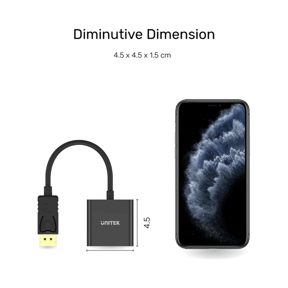 Unitek Display Port To VGA Female Converter