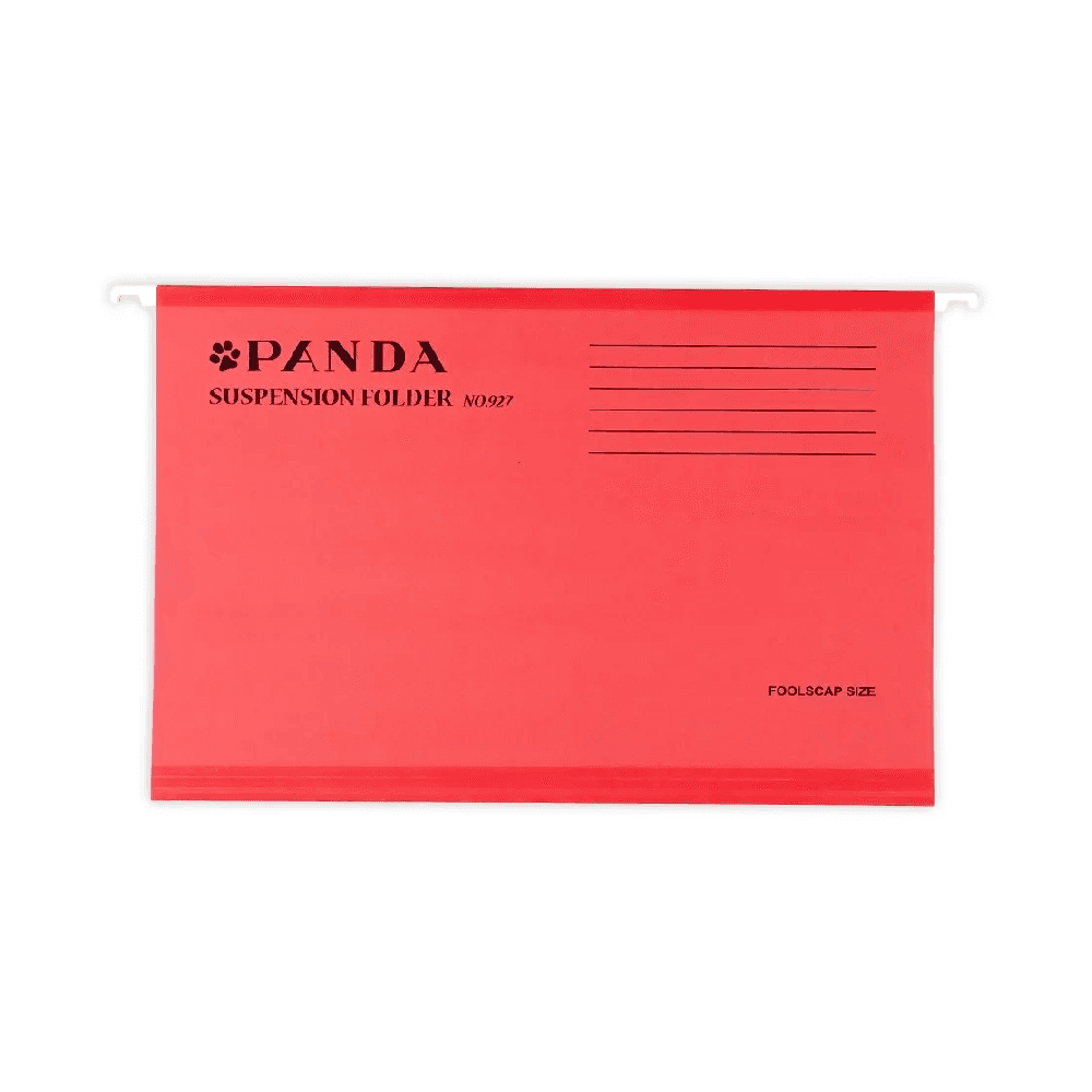 Panda Foolscap Hanging File - Red 927 
