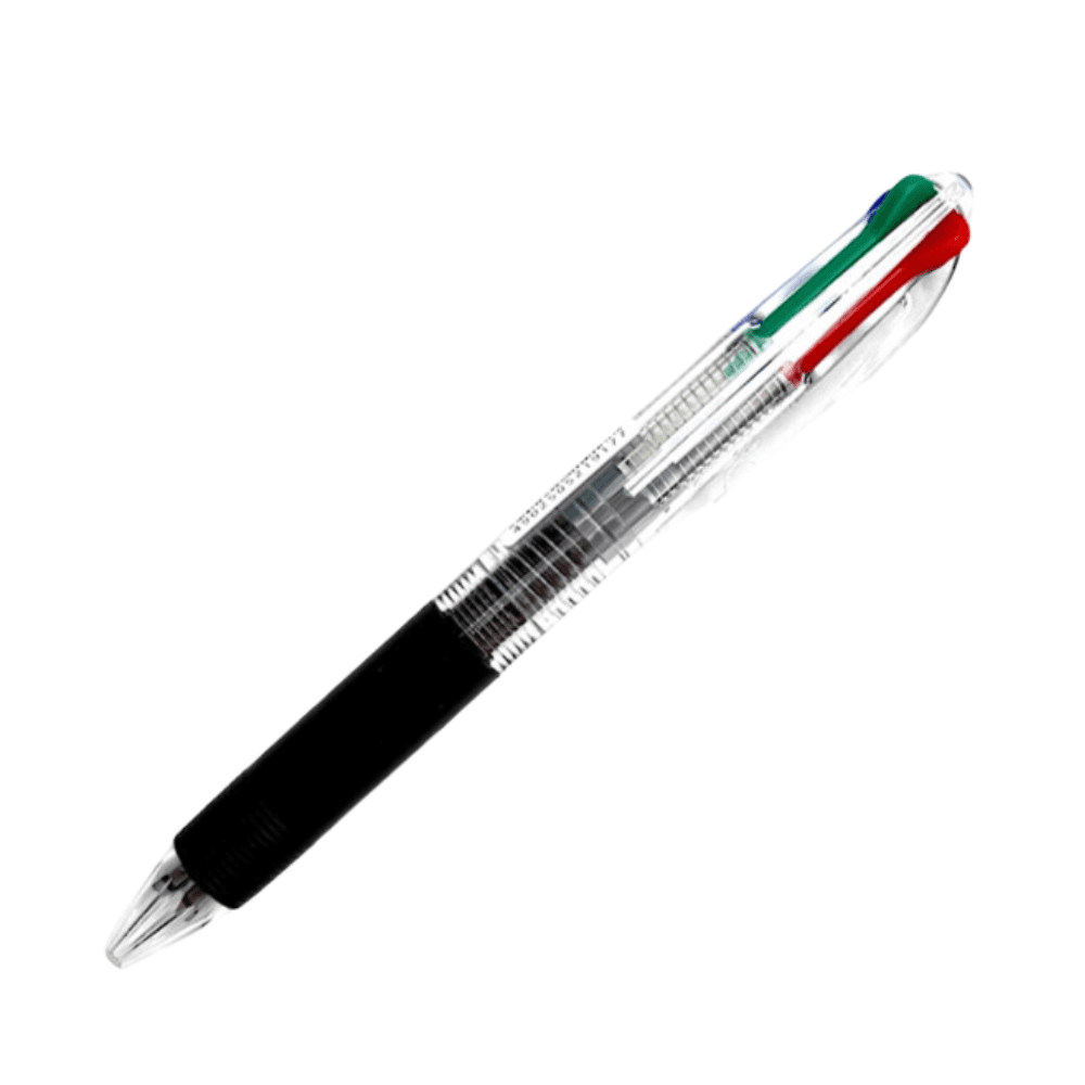 Pilot Gp4 Feed 1.0mm 4 Colours Ballpoint Pen - Clear 818