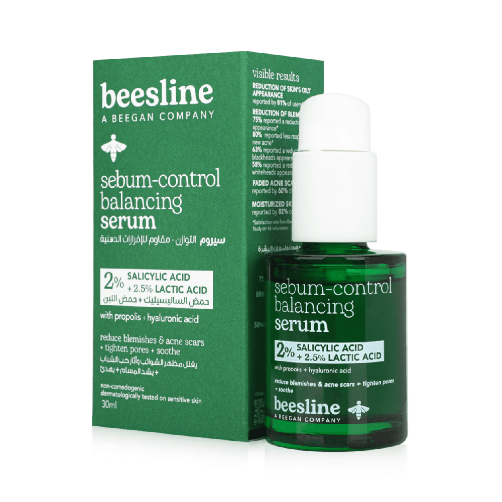 Beesline 2% Salicylic Acid & 2.5% Lactic Acid Sebum-Control Balancing Serum 30ml