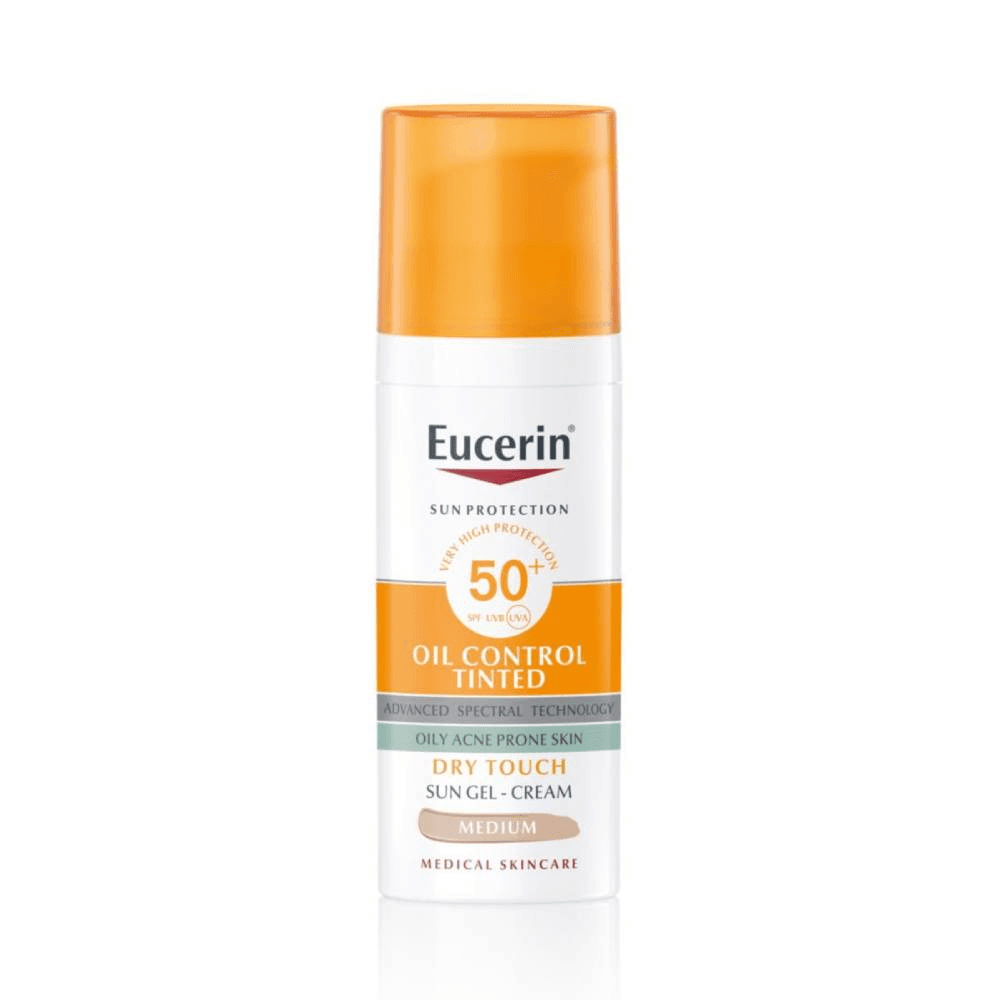 Eucerin SPF50+ Med Tinted Sun Gel Cream 50ml