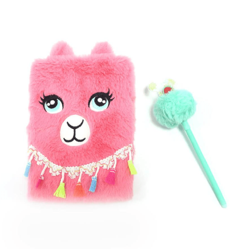 Just For Me Girl Power Llama Notebook & Pen Stationery Set