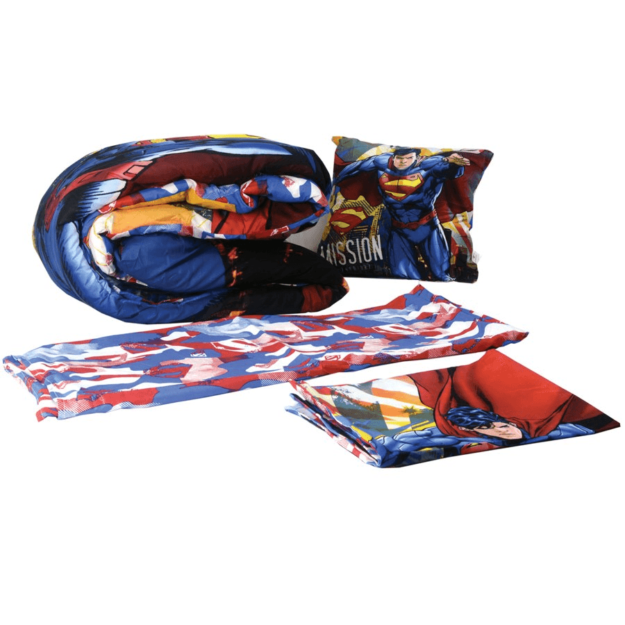 Disney Warner Bros Comforter Set Pack Of 4 (Super Man)