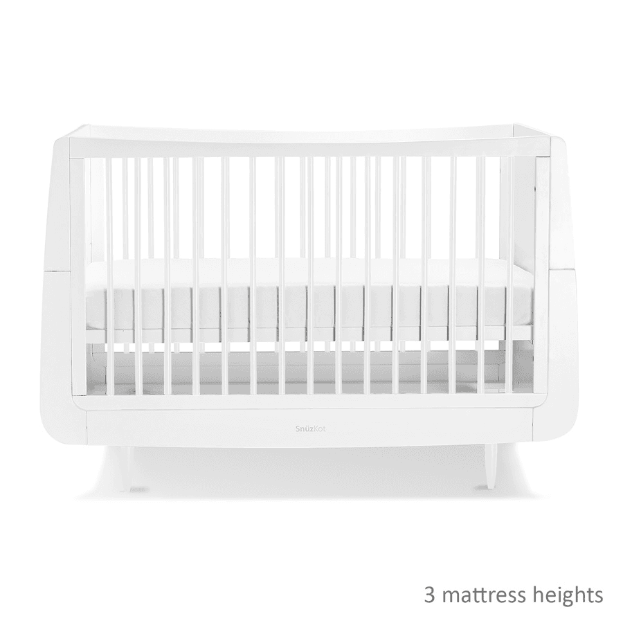 Snuzkot Skandi Cot Bed (White)