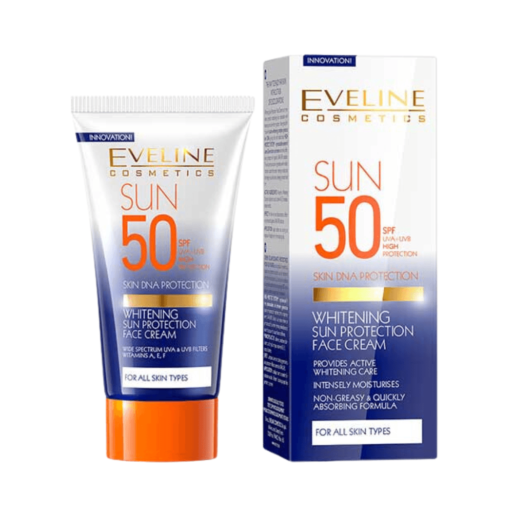 Eveline Cosmetics SPF 50 Whitening Sun Protection Face Cream 50ml