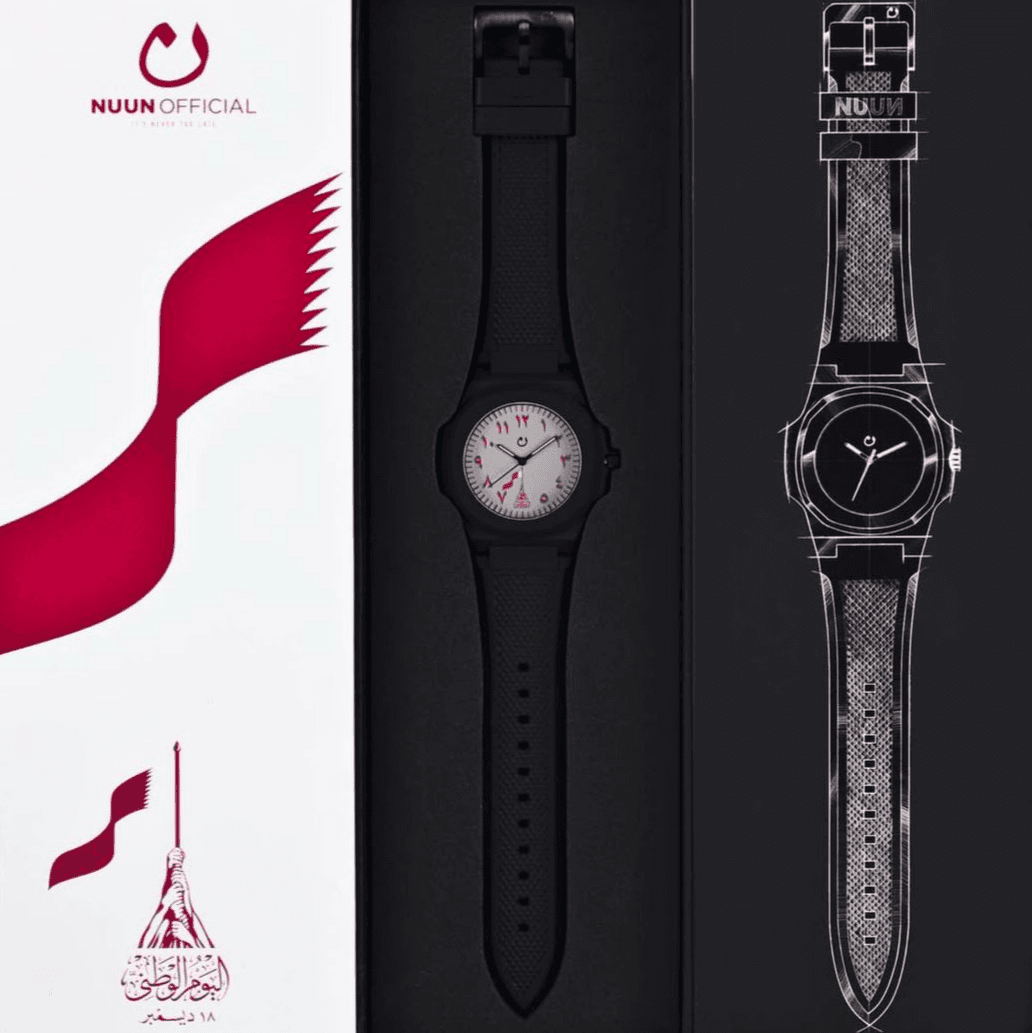 Analog Watch - Qatar National Day Collection - Black 