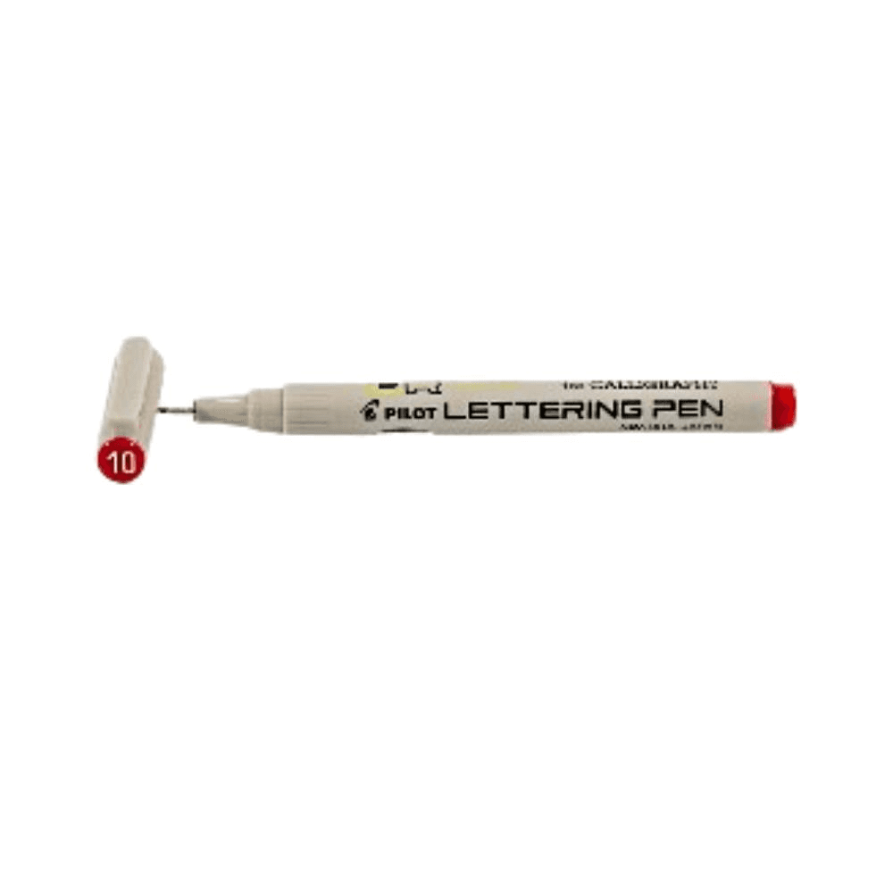 Pilot Sw-Dra Lettering Calligraphy 1.0mm Pen - Red 