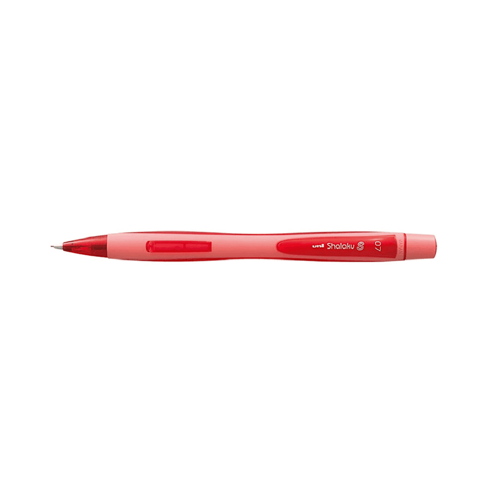 Uni-ball Shalaku 0.7mm Mechanical Pencil With Eraser - Light Red 665
