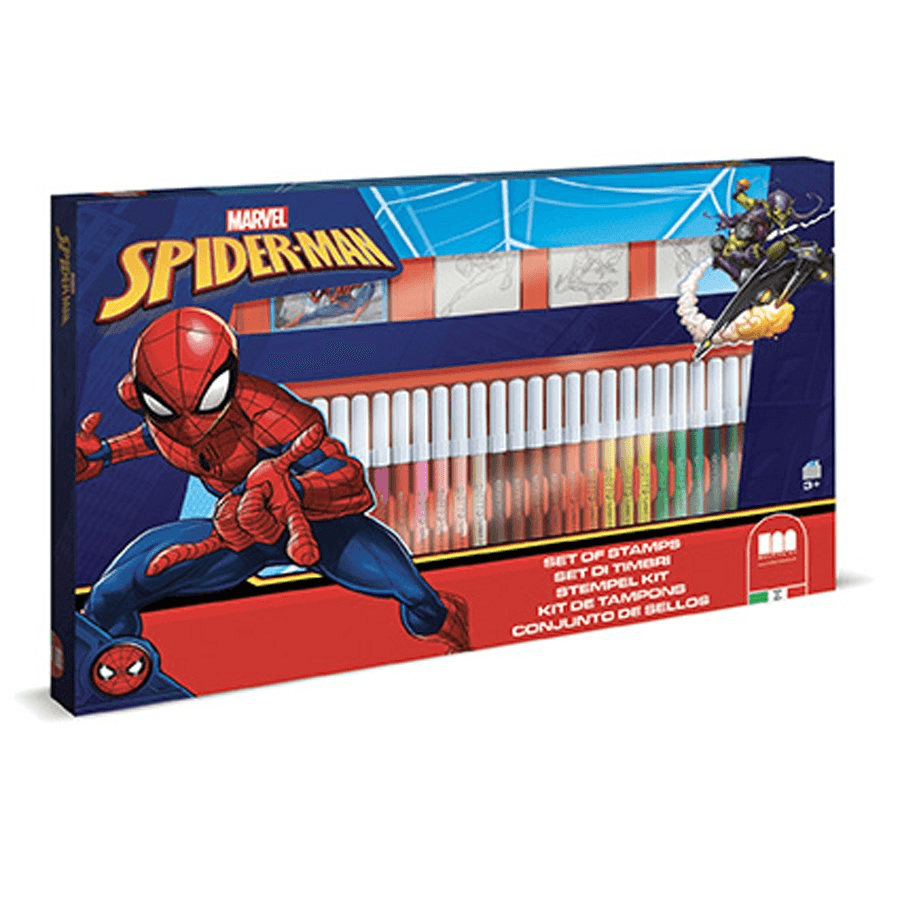 Multiprint Spiderman Felt Tip Pens Set (Pack Of 41)