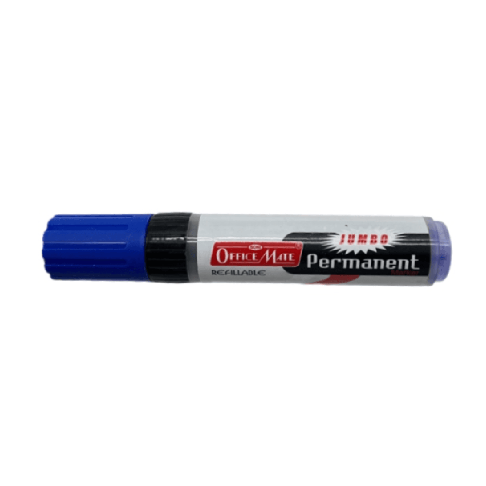 Officemate Jumbo Permanent Marker Pen Refillable - Blue 16212