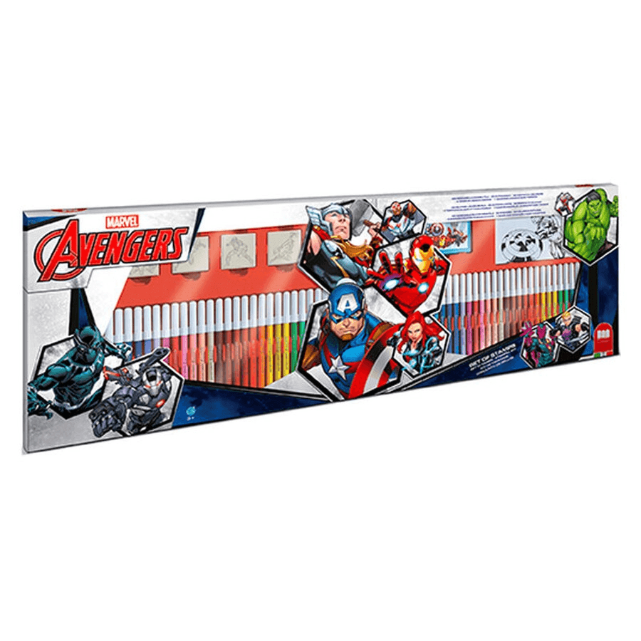Multiprint Avengers Felt Tip Pens Set (Pack Of 119)