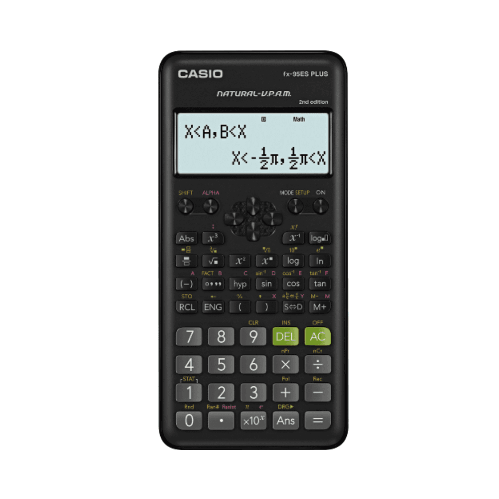Casio FX-95ES Plus-2W Calculator 10+2 Digits 