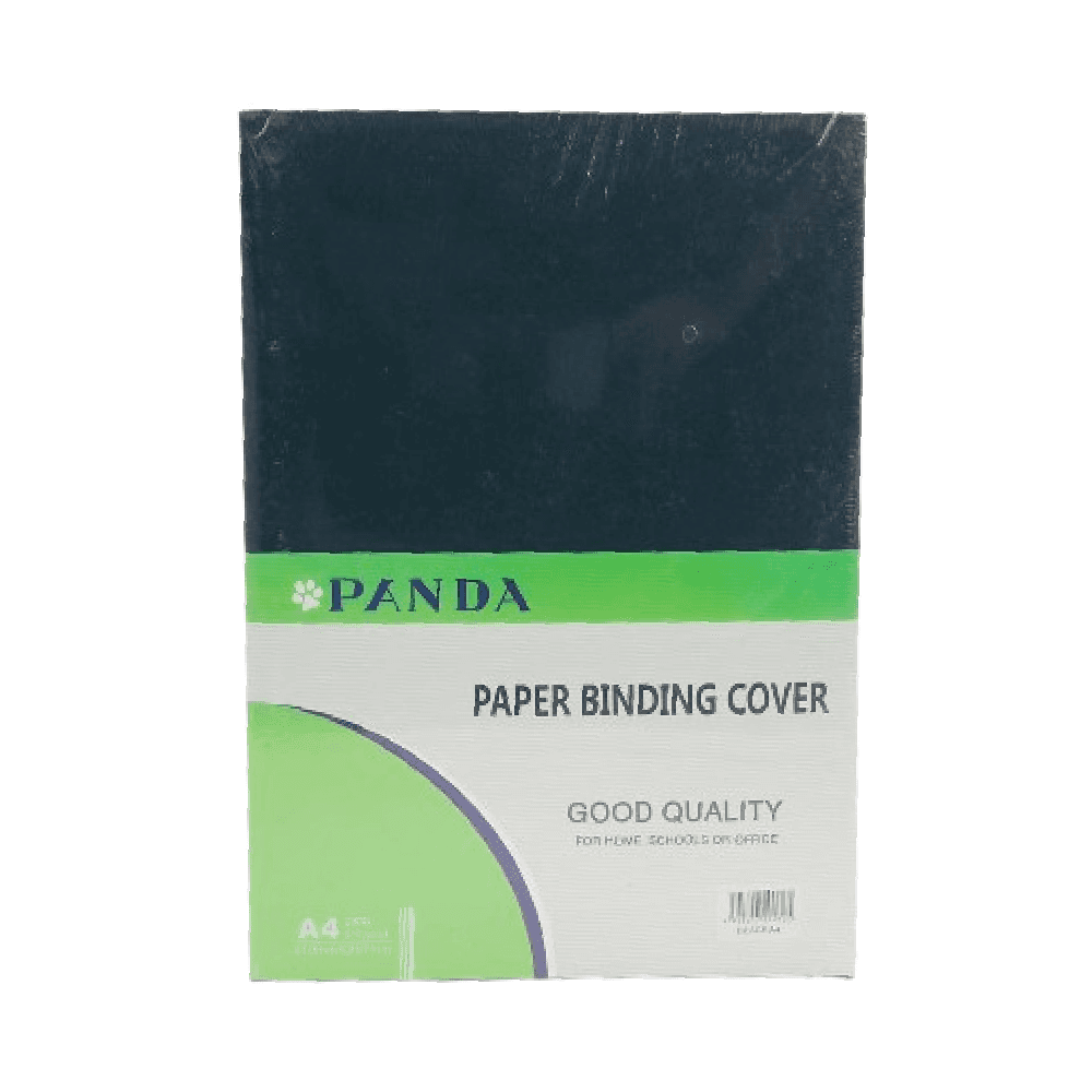 Panda A4 Paper Binding Cover - Black C230-16