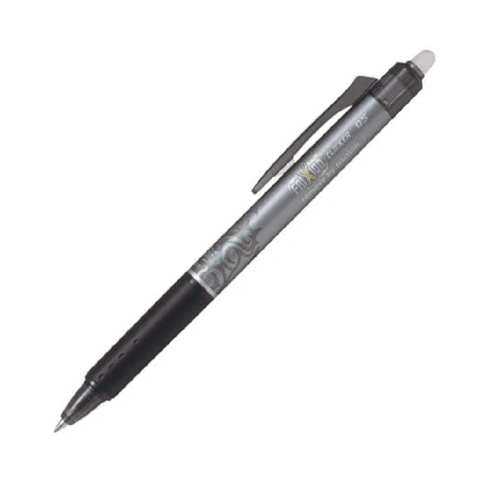 Pilot FriXion Clicker Erasable 0.5mm Ball Pen - Black 764
