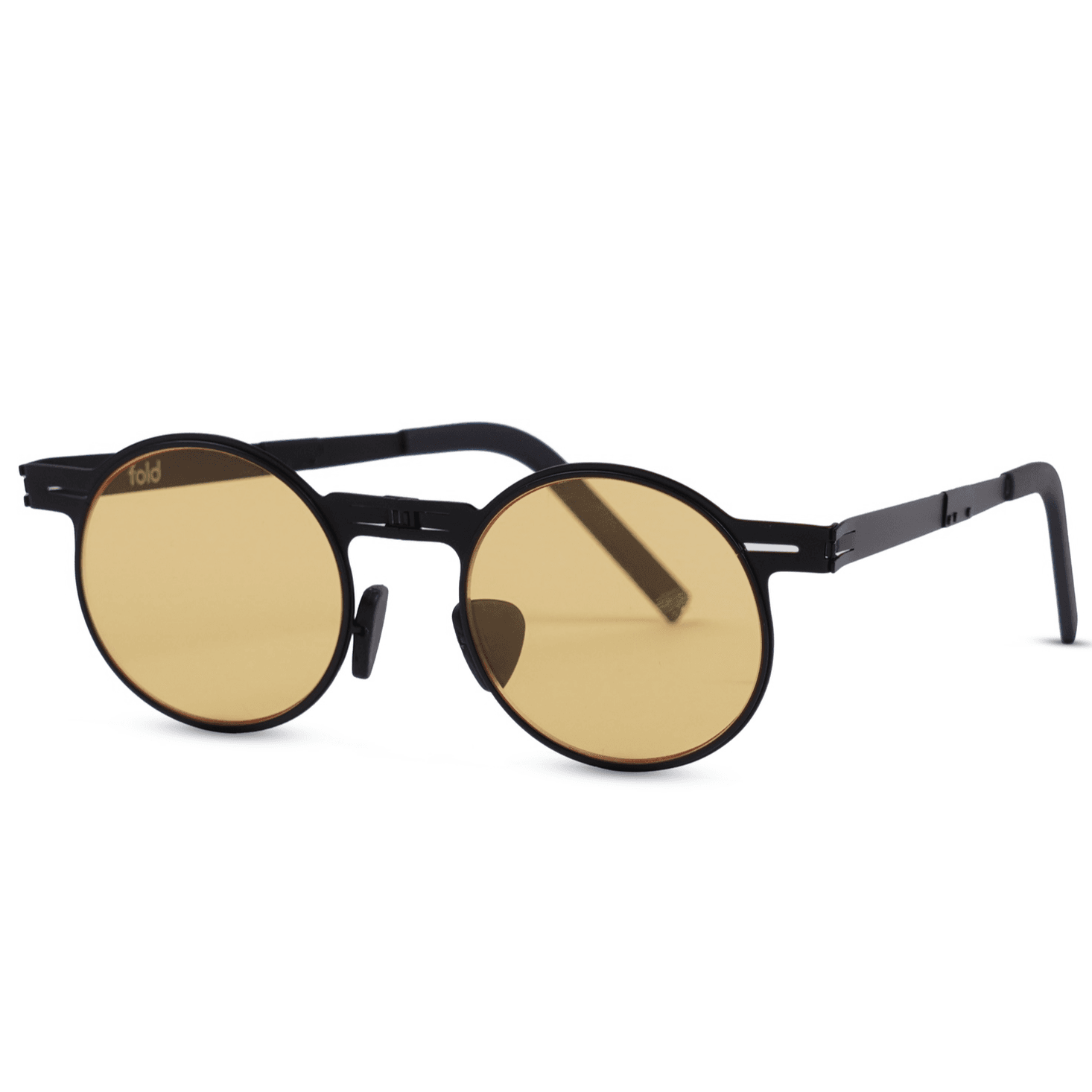 Venus Black On Orange Sunglasses