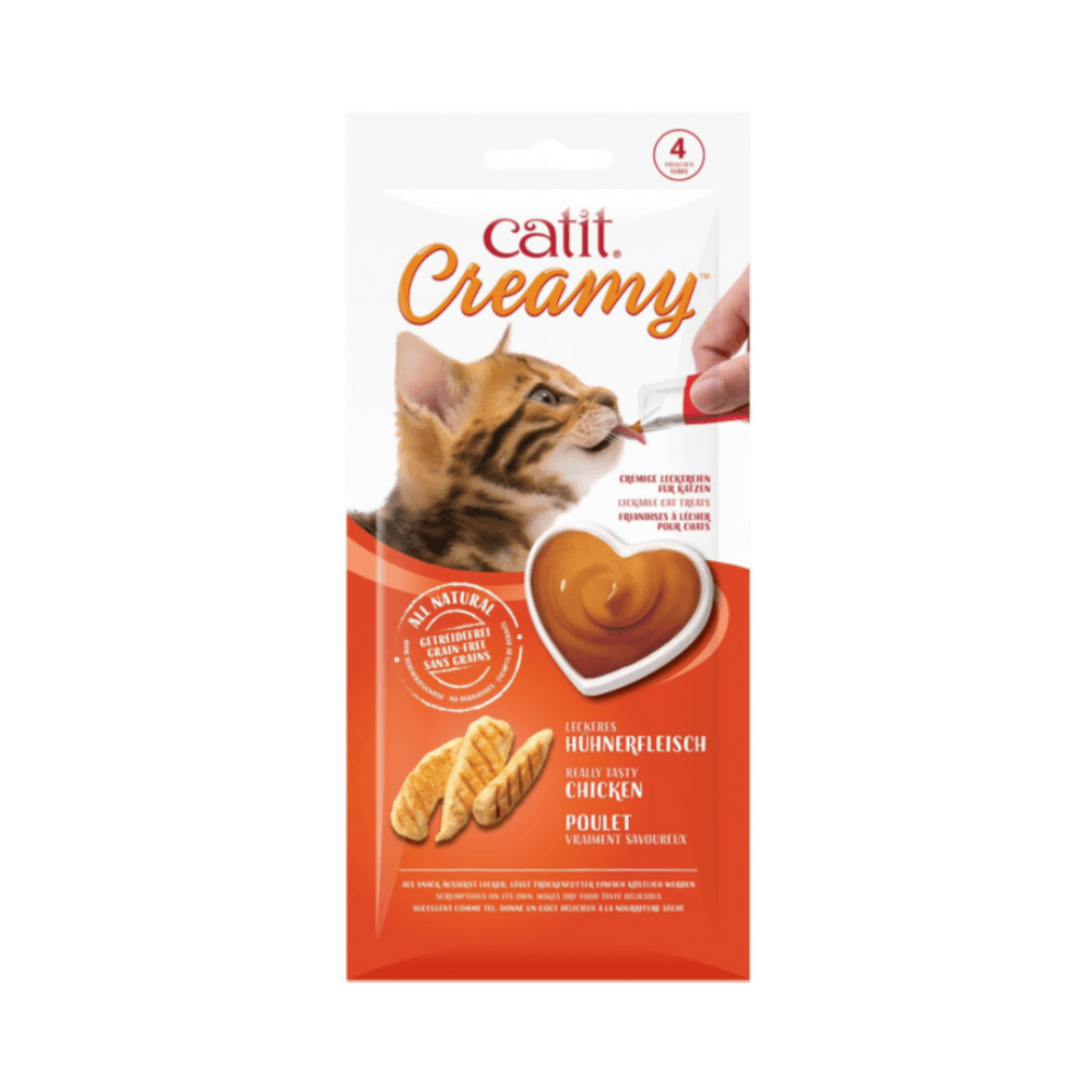 Catit Creamy Lickable Treats - Chicken