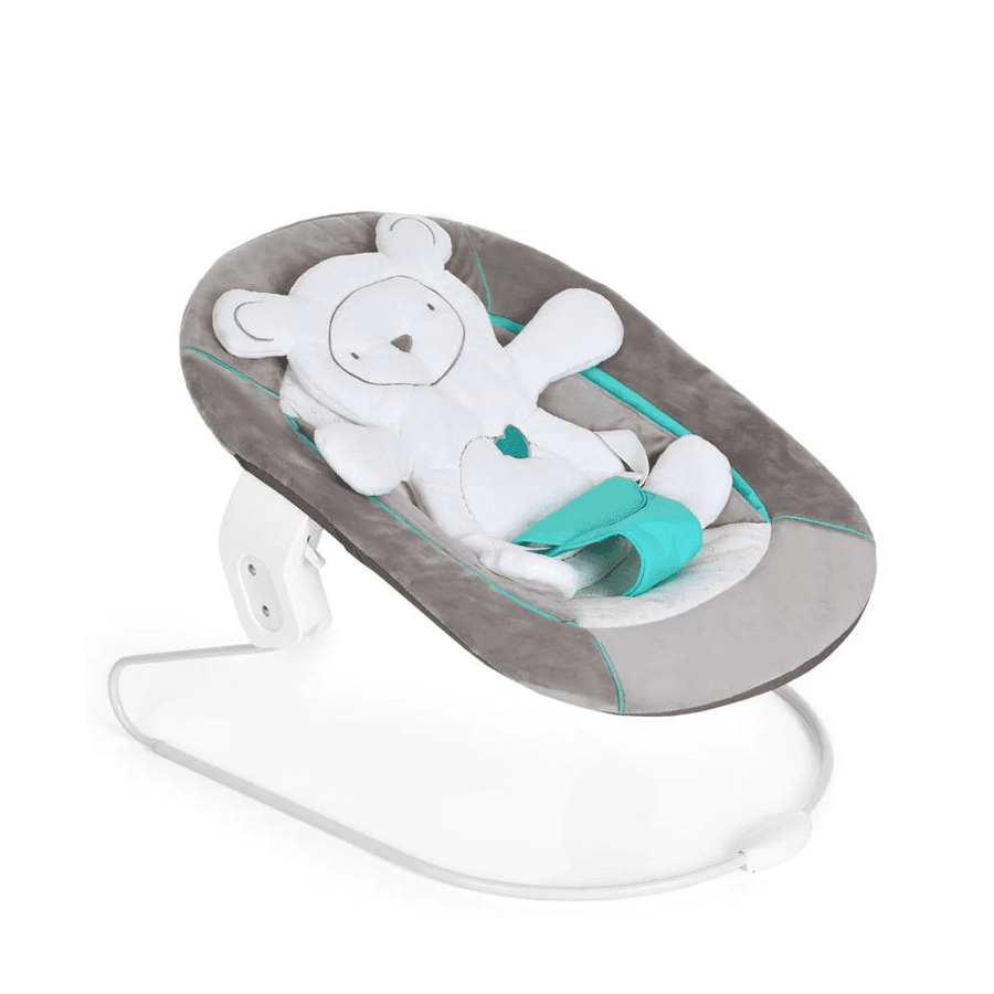 Hauck Alpha Bouncer 2-In-1 Bear Hearts (Grey)
